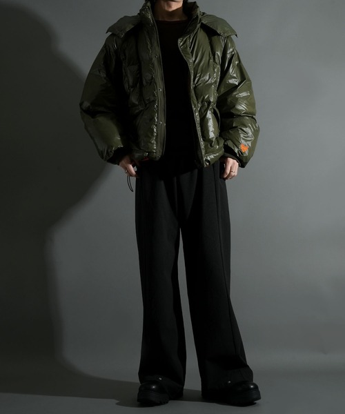 おしゃれスタ(オシャレスタ)の「2way リバーシブル 中綿 シレ―ブルゾン オーバーサイズ メンズ レディース(ブルゾン・メンズ・ブラウン/カーキ/ブラック・L/M)」の4枚目の写真