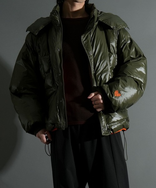 おしゃれスタ(オシャレスタ)の「2way リバーシブル 中綿 シレ―ブルゾン オーバーサイズ メンズ レディース(ブルゾン・メンズ・ブラウン/カーキ/ブラック・L/M)」の5枚目の写真