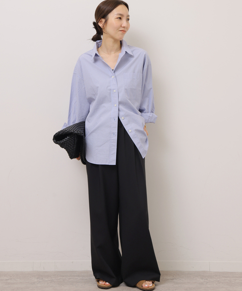 JOURNAL STANDARD relume（ジャーナルスタンダード　レリューム）の「［26SS新作］インタックイージーパンツ（スラックス・レディース・ブラック/グレー/チャコールグレー/ベージュ・36/38）」の5枚目の写真