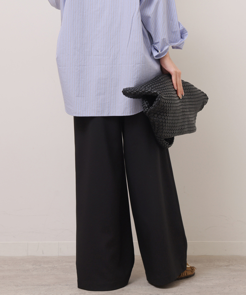 JOURNAL STANDARD relume（ジャーナルスタンダード　レリューム）の「［26SS新作］インタックイージーパンツ（スラックス・レディース・ブラック/グレー/チャコールグレー/ベージュ・36/38）」の11枚目の写真