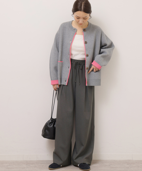 JOURNAL STANDARD relume（ジャーナルスタンダード　レリューム）の「［26SS新作］インタックイージーパンツ（スラックス・レディース・ブラック/グレー/チャコールグレー/ベージュ・36/38）」の13枚目の写真