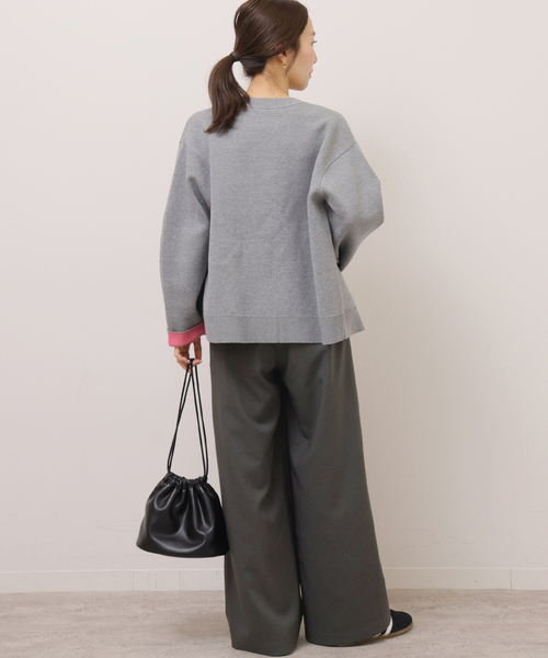 JOURNAL STANDARD relume（ジャーナルスタンダード　レリューム）の「［26SS新作］インタックイージーパンツ（スラックス・レディース・ブラック/グレー/チャコールグレー/ベージュ・36/38）」の15枚目の写真