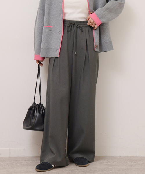 JOURNAL STANDARD relume（ジャーナルスタンダード　レリューム）の「［26SS新作］インタックイージーパンツ（スラックス・レディース・ブラック/グレー/チャコールグレー/ベージュ・36/38）」の16枚目の写真