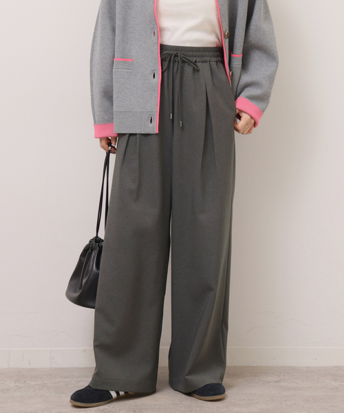 JOURNAL STANDARD relume（ジャーナルスタンダード　レリューム）の「［26SS新作］インタックイージーパンツ（スラックス・レディース・ブラック/グレー/チャコールグレー/ベージュ・36/38）」の17枚目の写真