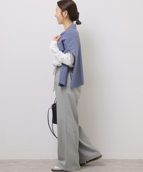 JOURNAL STANDARD relume（ジャーナルスタンダード　レリューム）の「［26SS新作］インタックイージーパンツ（スラックス・レディース・ブラック/グレー/チャコールグレー/ベージュ・36/38）」の20枚目の写真