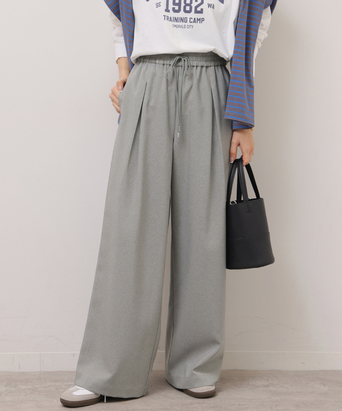 JOURNAL STANDARD relume（ジャーナルスタンダード　レリューム）の「［26SS新作］インタックイージーパンツ（スラックス・レディース・ブラック/グレー/チャコールグレー/ベージュ・36/38）」の22枚目の写真