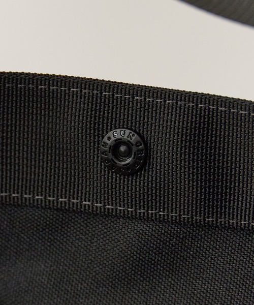 and wander（アンドワンダー）の「and wander/アンドワンダー recycle OX logo tote bag リサイクルポリエステル トートバッグ 2026年春夏（トートバッグ・メンズ・ブラック・FREE）」の19枚目の写真