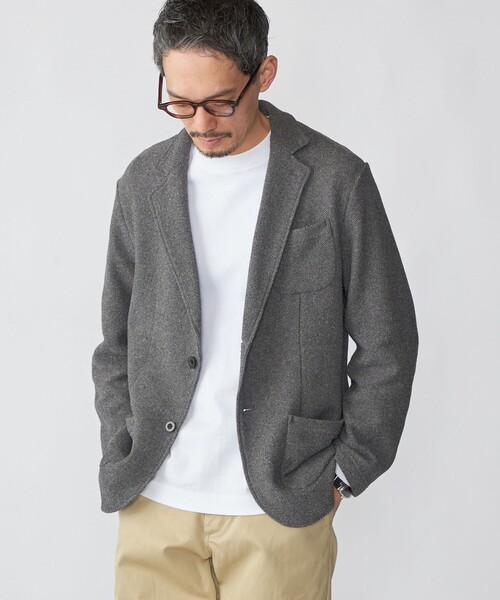 SHIPS（シップス）の「SHIPS: TEXBRID(R) カノコ ジャケット（テーラードジャケット・メンズ・ダークグレー/グリーン/ネイビー・X-LARGE/LARGE/MEDIUM/SMALL）」の9枚目の写真