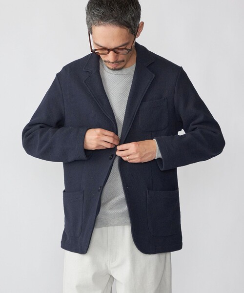 SHIPS（シップス）の「SHIPS: TEXBRID(R) カノコ ジャケット（テーラードジャケット・メンズ・ダークグレー/グリーン/ネイビー・X-LARGE/LARGE/MEDIUM/SMALL）」の14枚目の写真