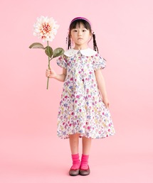 nino（ニノ）の「フラワープリント　ティアードワンピース（ワンピース）」