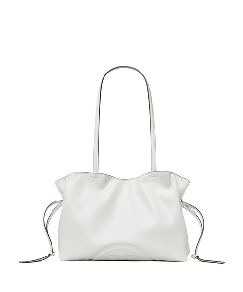 TORY BURCH(トリーバーチ)の「エラ NATUURA(TM) ドローストリング スモール トートバッグ(トートバッグ・レディース・ホワイト/ブラック・ONE SIZE)」の4枚目の写真