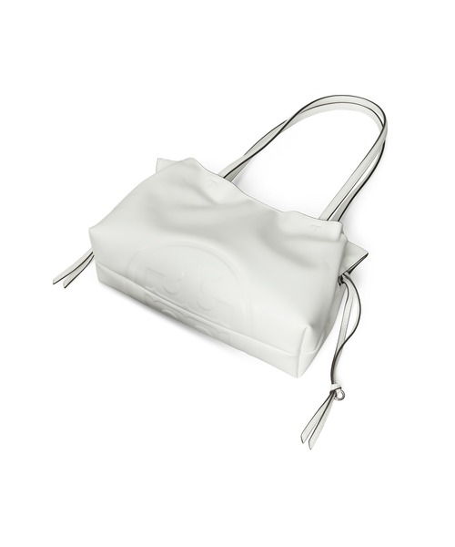 TORY BURCH(トリーバーチ)の「エラ NATUURA(TM) ドローストリング スモール トートバッグ(トートバッグ・レディース・ホワイト/ブラック・ONE SIZE)」の7枚目の写真
