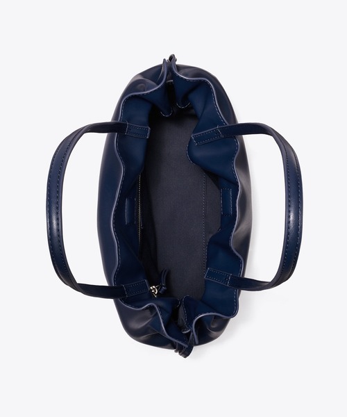 TORY BURCH(トリーバーチ)の「エラ NATUURA(TM) ドローストリング スモール トートバッグ(トートバッグ・レディース・ホワイト/ブラック・ONE SIZE)」の13枚目の写真