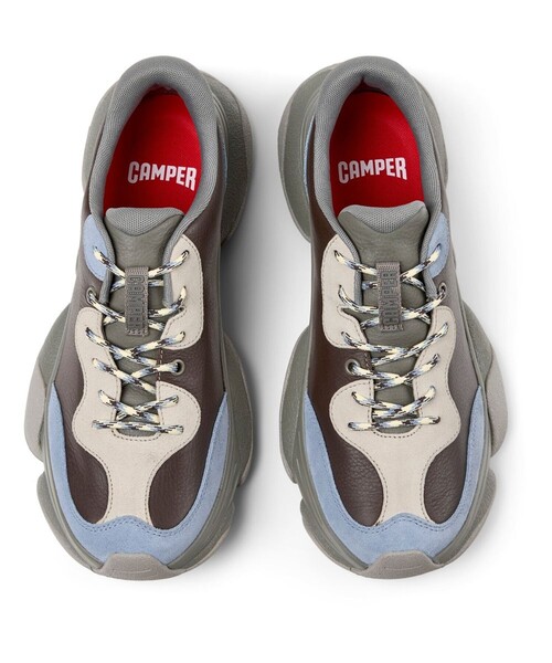 CAMPER（カンペール）の「[カンペール] KARST 2 / レザースニーカー（スニーカー・メンズ・ダークブラウン・27.5cm/27.0cm/26.0cm/28.0cm/25.5cm/25.0cm）」の4枚目の写真