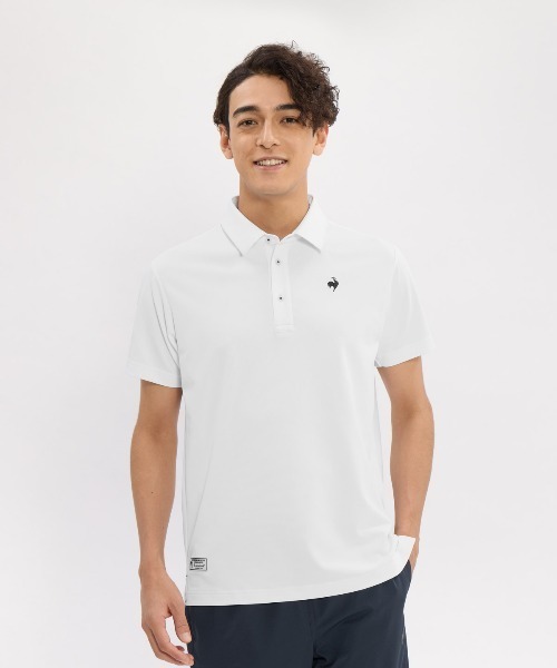le coq sportif GOLF(ルコックスポルティフゴルフ)の「【DAILY】ベーシック半袖シャツ(Tシャツ/カットソー・メンズ・グレー/ホワイト/ネイビー・L/XL/3L/M)」の1枚目の写真