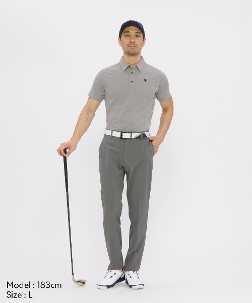 le coq sportif GOLF(ルコックスポルティフゴルフ)の「【DAILY】ベーシック半袖シャツ(Tシャツ/カットソー・メンズ・グレー/ホワイト/ネイビー・L/XL/3L/M)」の13枚目の写真