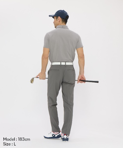le coq sportif GOLF(ルコックスポルティフゴルフ)の「【DAILY】ベーシック半袖シャツ(Tシャツ/カットソー・メンズ・グレー/ホワイト/ネイビー・L/XL/3L/M)」の14枚目の写真