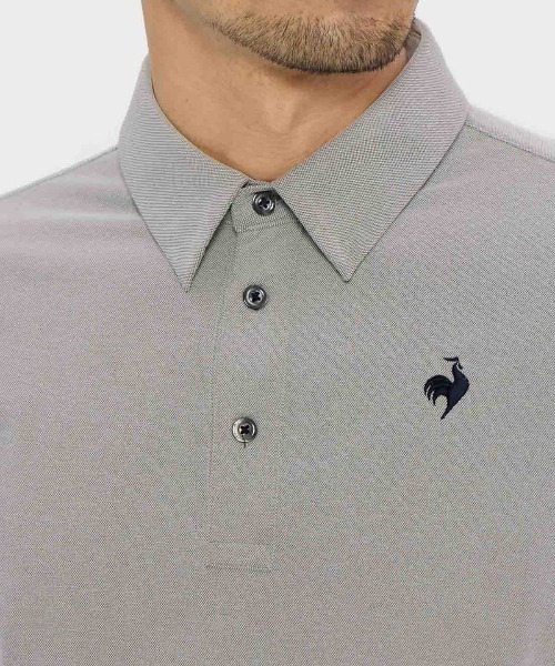 le coq sportif GOLF(ルコックスポルティフゴルフ)の「【DAILY】ベーシック半袖シャツ(Tシャツ/カットソー・メンズ・グレー/ホワイト/ネイビー・L/XL/3L/M)」の15枚目の写真