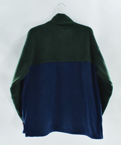 TOMMY HILFIGER(トミーヒルフィガー)の「【USED】TOMMY HILFIGER ハーフジップ フリースプルオーバー(ニット/セーター・メンズ・ネイビー・LARGE)」の5枚目の写真