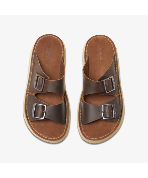 Clarks(クラークス)の「Solsbury Strap / ソルスブリーストラップ (ビーズワックスレザー)(サンダル・メンズ・ブラウン・UK6.5/UK7/UK7.5/UK8/UK8.5/UK9/UK9.5/UK10/UK6)」の6枚目の写真