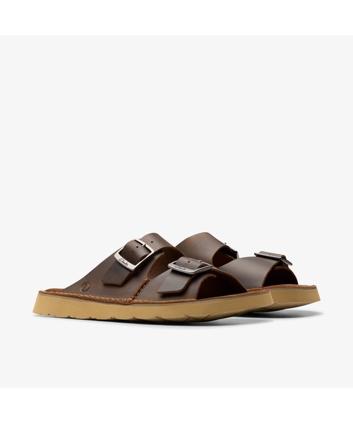 Clarks(クラークス)の「Solsbury Strap / ソルスブリーストラップ (ビーズワックスレザー)(サンダル・メンズ・ブラウン・UK6.5/UK7/UK7.5/UK8/UK8.5/UK9/UK9.5/UK10/UK6)」の4枚目の写真