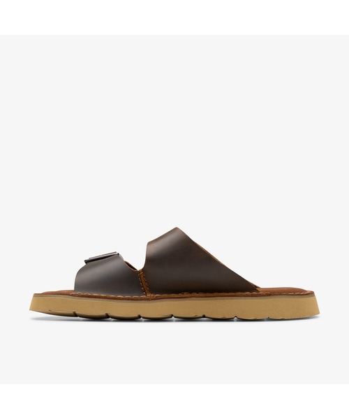 Clarks(クラークス)の「Solsbury Strap / ソルスブリーストラップ (ビーズワックスレザー)(サンダル・メンズ・ブラウン・UK6.5/UK7/UK7.5/UK8/UK8.5/UK9/UK9.5/UK10/UK6)」の2枚目の写真