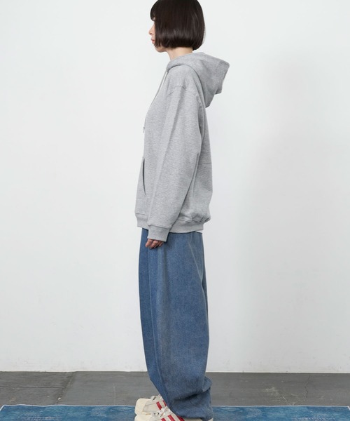 Nora Lily(ノラリリー)の「【Nora Lily】9 NEKO Print Hoodie(パーカー・メンズ・ネイビー/ブルー/ヘザーグレー/チャコールグレー・LARGE)」の12枚目の写真