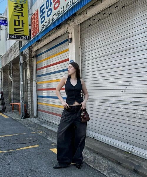 IDWS(アイドンワナセル)の「Axel Denim Balloon Pants Black(デニムパンツ・レディース・その他・0/1/2)」の12枚目の写真