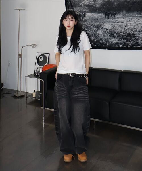 IDWS(アイドンワナセル)の「Axel Denim Balloon Pants Black(デニムパンツ・レディース・その他・0/1/2)」の13枚目の写真