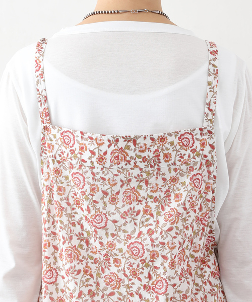 JOURNAL STANDARD LUXE(ジャーナルスタンダード ラックス)の「ボイルフラワー キャミサロペ(サロペット/オーバーオール・レディース・レッド・FREE)」の14枚目の写真