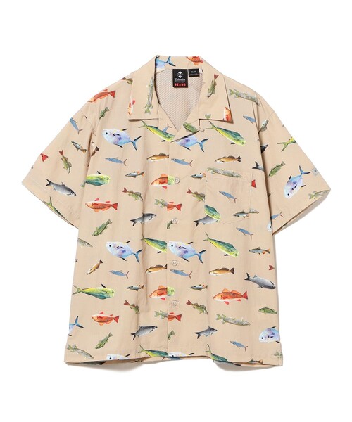 BEAMS BOY（ビームスボーイ）の「【8/6値下げ】【別注】Columbia / PFG 総柄シャツ（シャツ/ブラウス・レディース・ベージュ/ネイビー・X-SMALL）」の19枚目の写真