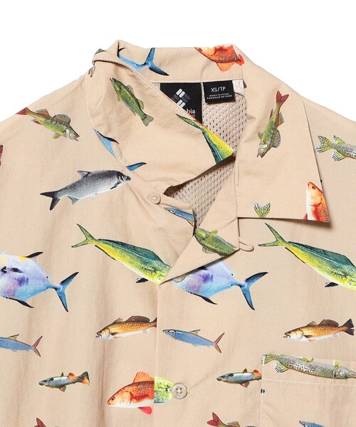 BEAMS BOY（ビームスボーイ）の「【8/6値下げ】【別注】Columbia / PFG 総柄シャツ（シャツ/ブラウス・レディース・ベージュ/ネイビー・X-SMALL）」の20枚目の写真