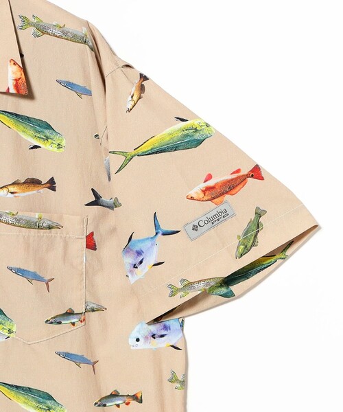 BEAMS BOY（ビームスボーイ）の「【8/6値下げ】【別注】Columbia / PFG 総柄シャツ（シャツ/ブラウス・レディース・ベージュ/ネイビー・X-SMALL）」の22枚目の写真