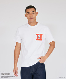 【Hanes/ヘインズ】メンズ ビーフィー PEANUTS x BEEFY-T クルーネックTシャツ