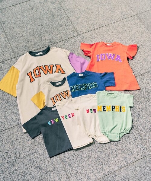 F.O.KIDS（エフオーキッズ）の「【リンク】GIRLS　ロゴアップリケワンピース（ワンピース・キッズ・オフホワイト/レッド/チャコール/レインボー・90/100/110/130/120/140）」の12枚目の写真