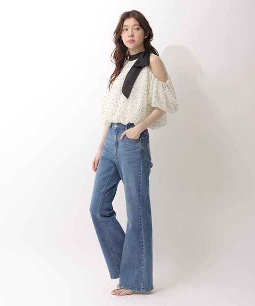 Rirandture(リランドチュール)の「リボンネックオフショルブラウス(シャツ/ブラウス・レディース・ホワイト系その他・2/1)」の12枚目の写真