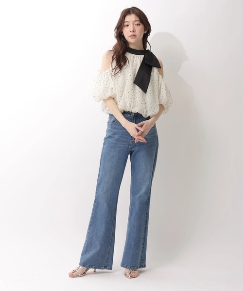 Rirandture(リランドチュール)の「リボンネックオフショルブラウス(シャツ/ブラウス・レディース・ホワイト系その他・2/1)」の14枚目の写真