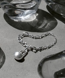 キー モチーフ パドロック ブレスレット /  Key motif padlock bracelet