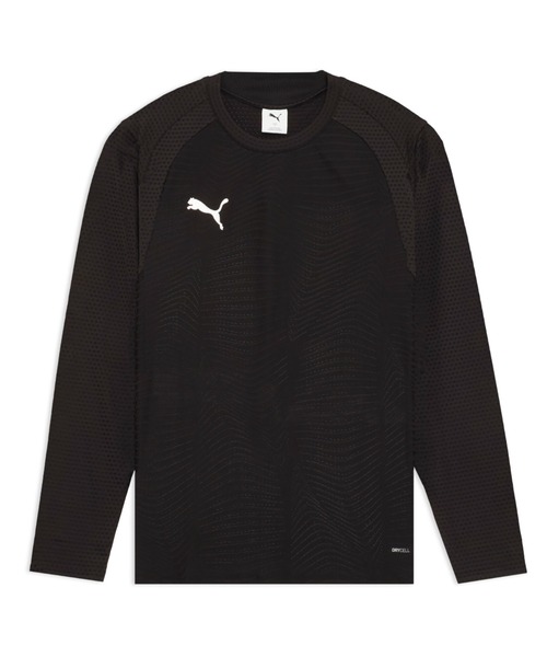 PUMA(プーマ)の「PUMA プーマ メンズ サッカー INDIVIFINAL プロ 長袖 シャツ(Tシャツ/カットソー・メンズ・ブラック系その他/ブルー系その他・MEDIUM/XX-LARGE/SMALL/X-LARGE/LARGE)」の2枚目の写真