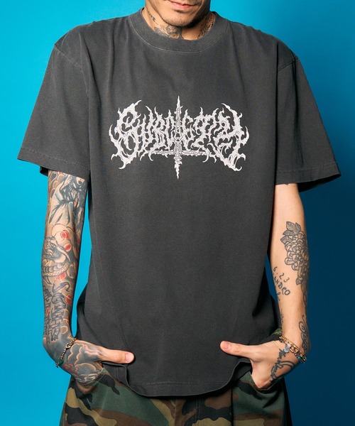 Subciety(サブサエティ)の「Inferno tee(Tシャツ/カットソー・メンズ・ブラック/ネイビー/ホワイト・SMALL/MEDIUM/LARGE/X-LARGE)」の1枚目の写真