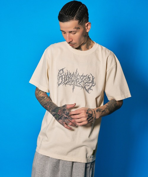 Subciety(サブサエティ)の「Inferno tee(Tシャツ/カットソー・メンズ・ブラック/ネイビー/ホワイト・SMALL/MEDIUM/LARGE/X-LARGE)」の7枚目の写真