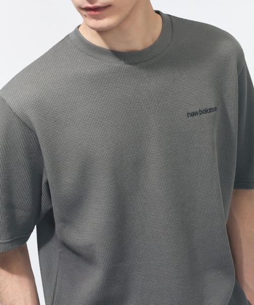 NEW BALANCE(ニューバランス)の「【別注】ニューバランス New Balance ワッフルTシャツ 限定コラボ(Tシャツ/カットソー・メンズ・オリーブ/ダークグレー/サンドグレー・S/M/L/LL)」の5枚目の写真