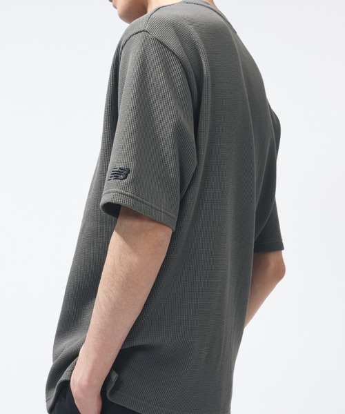 NEW BALANCE(ニューバランス)の「【別注】ニューバランス New Balance ワッフルTシャツ 限定コラボ(Tシャツ/カットソー・メンズ・オリーブ/ダークグレー/サンドグレー・S/M/L/LL)」の7枚目の写真
