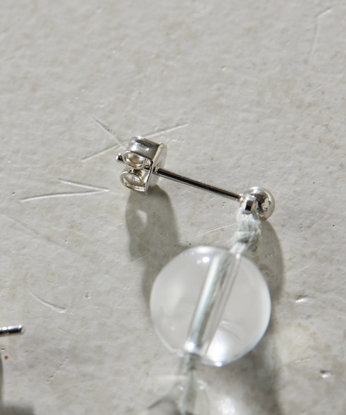 COLLAGE GALLARDAGALANTE(コラージュガリャルダガランテ)の「PAPILLONNER/クリアドロップピアス(ピアス(両耳用)・レディース・クリア・FREE)」の4枚目の写真