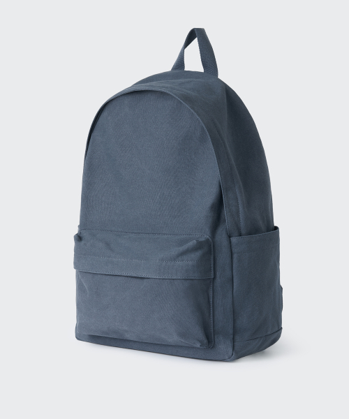 MUSINSA STANDARD（ムシンサスタンダード）の「ウォッシュドキャンバスバックパック[ネイビー]（バックパック/リュック・レディース・その他・FREE）」の3枚目の写真