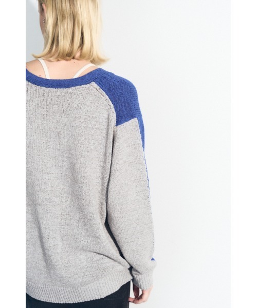 Muel Chic(ミュエルシック)の「Miyora knit cardigan ミヨラニットカーディガン(カーディガン/ボレロ・レディース・ブラック/オフホワイト/ブルー・FREE)」の19枚目の写真