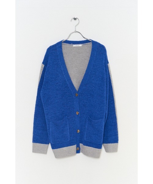 Muel Chic(ミュエルシック)の「Miyora knit cardigan ミヨラニットカーディガン(カーディガン/ボレロ・レディース・ブラック/オフホワイト/ブルー・FREE)」の15枚目の写真