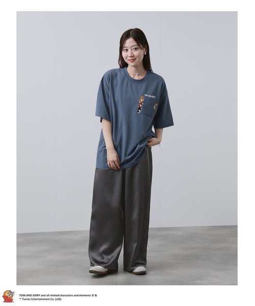 Tom&Jerry(トムアンドジェリー)の「TOM&JERRY/トムアンドジェリー ポケット刺繍 半袖Tシャツ(Tシャツ/カットソー・メンズ・ブラック/ベージュ/ブルー/ホワイト・M/S/XL/L)」の15枚目の写真