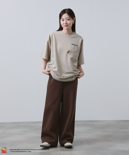 Tom&Jerry(トムアンドジェリー)の「TOM&JERRY/トムアンドジェリー ポケット刺繍 半袖Tシャツ(Tシャツ/カットソー・メンズ・ブラック/ベージュ/ブルー/ホワイト・M/S/XL/L)」の18枚目の写真