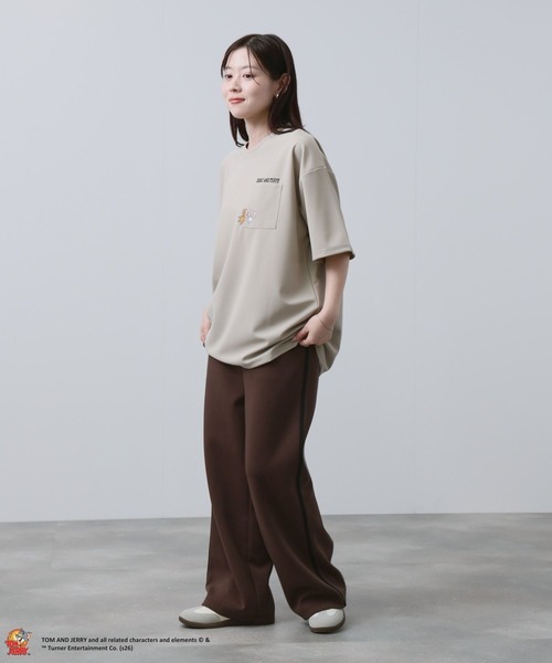 Tom&Jerry(トムアンドジェリー)の「TOM&JERRY/トムアンドジェリー ポケット刺繍 半袖Tシャツ(Tシャツ/カットソー・メンズ・ブラック/ベージュ/ブルー/ホワイト・M/S/XL/L)」の19枚目の写真